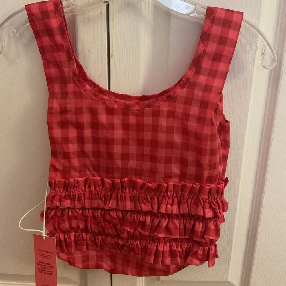 BAGGU x Molly Goddard Red Gingham Mini Bag